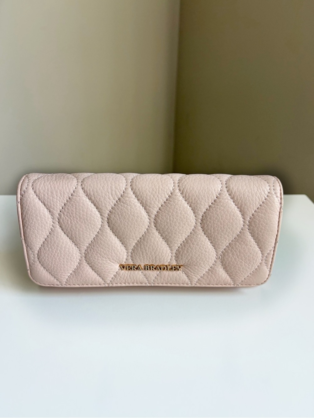 Vera Bradley Quilted Pink Leather Wallet
